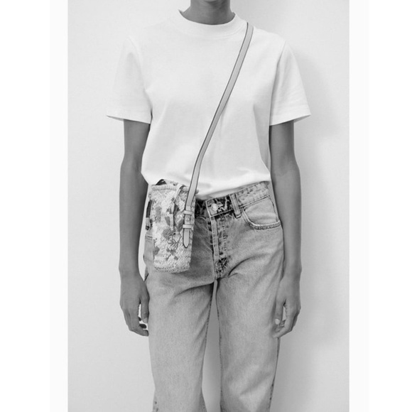 Zara raffia mini crossbody bag - Picture 6 of 8